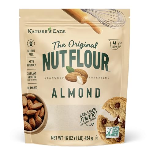 Nature’s Eats Superfine Almond Flour - Finely Sifted, Blanched Gluten