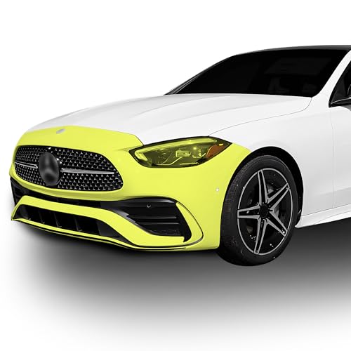 BOGAR TECH DESIGNS Front Bumper Paint Protection PPF Film Kit Cover Compatible with Mercedes Benz C Class Sedan C300 2022-2024, Clear Bra