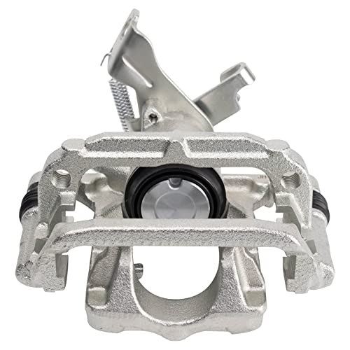 Image of TRQ Rear Right Brake Caliper w /Bracket Passenger Side