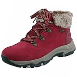 botas invierno mujer 2019 Trego FALLS FINEST Skechers Trego 167178 - Botas de invierno forradas para mujer, color rojo, Dkrd Dark Red, 40 EU