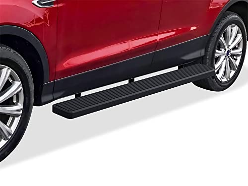 Estribos de acero inoxidable negro para Ford Escape 13-19 miniatura 4
