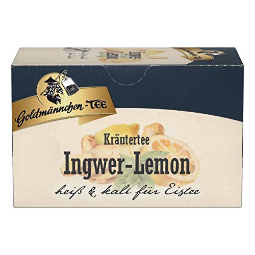 Goldmännchen Thé Citron / Gingembre, Thé Fruité, 20 Sachets Emballés Individuellement