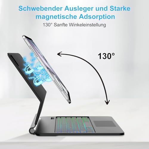 JADEMALL Magic Keyboard Hülle für iPad Air 13" M4 2026/M3 2025/M2 2024 – Ansicht 6