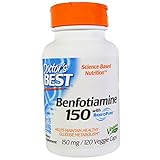 Doctor's Best, Benfotiamine with BenfoPure, 150 mg, 120 Veggie Caps