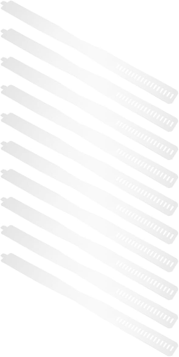50 Pcs Plastic Shirt Collar Support Strips for Men’S Dress Shirts Fixing and Anti-Buckling Collar Stays 47 X 3.5 CM for Business and Formal Wear