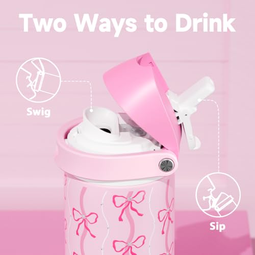 Image of Meoky 24 oz Insulated Stainless Steel Water Bottle for School