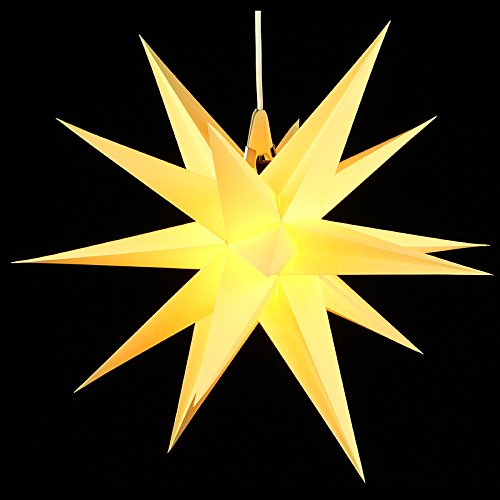 Annaberger Faltstern - Weihnachtsstern - Gelb 60cm Erzgebirge