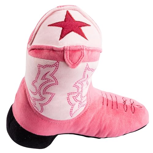 Juguete de peluche para perros zueco vaquero rosa miniatura 2