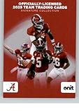 2025 Onit Athlete Alabama Crimson Title Card #NNO Ryan Williams/Ty Simpson/Germie Bernard/Jam Miller Alabama Crimson Tide Official Football Card in Raw (NM or Better) Condition