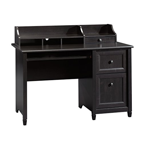 Sauder Edge Water Computer Desk, Estate Black finish