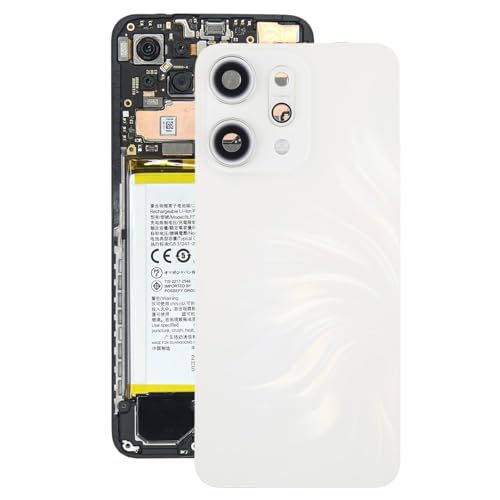 Image of Glass Back Door Panel for Oppo Reno14 CPH2737, Pearl White