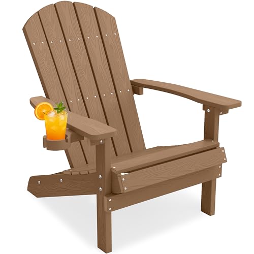 Adirondack Chair Weather Resistant with Wood Texture