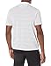 Amazon Essentials Men's Golf Polo Shirt, Short Sleeve, Slim-Fit, Quick-Dry, White Stripe, Large