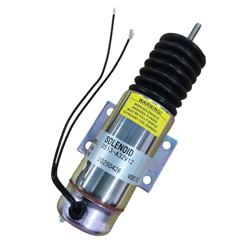 D513-A32V12 D513A32V12 Fuel Shut Off Solenoid 12v Trombetta with 2 Wires