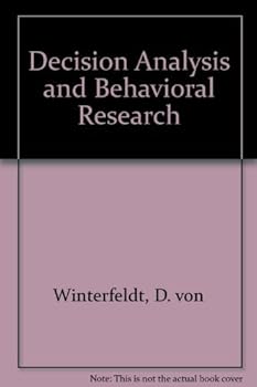 Hardcover Decision Analysis and Behavioral Research Book