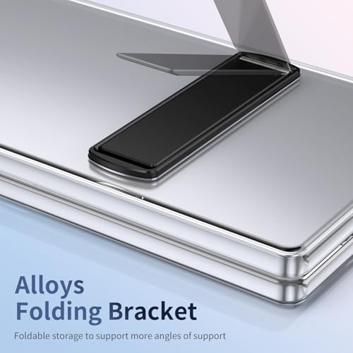 Coque Samsung Galaxy Z Fold 6 antichoc transparente étui robuste avec support - 4