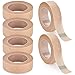 6 Rolls Nose Tape for Rhinoplasty Shaping, Micropore Tape, Paper Tape Medical Sensitive Skin, Flexible Surgical Bandages, First Aid Bandages for Wound Injuries Swelling (0.5 in x 10 yds)