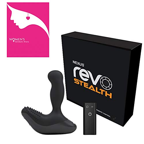 Nexus-Revo Stealth Two-Speed, Bi Rotational Silicone Massager Kit - NX: 3314