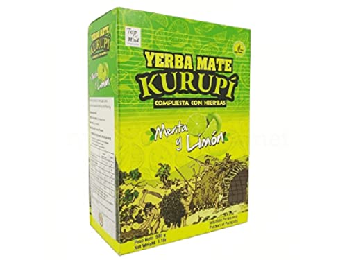 Erva mate de terere Kurupi menta e limão