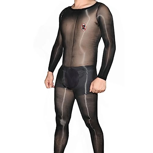 HTRUIYATY Lingerie homem sexy para sexo 8d Bodystocking brilhantes para homem sexy body roupa interior homem erótica