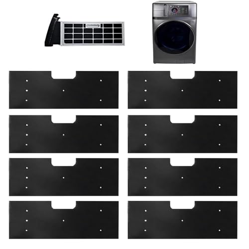 8 Pack WH01X35719 Lint Filter for GE Profile Washer Dryer Combo Hand Washable and Reusable For Models: PFQ97HSPVDS - Dryer Lint Filter Replacement - All In One Washer Dryer Combo Filter