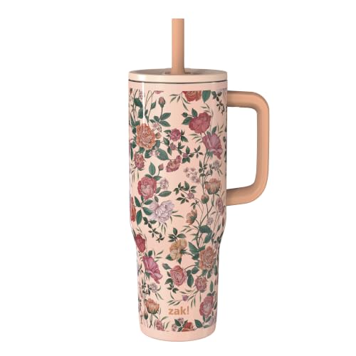 Image of Zak Designs Bridgerton 30 oz Spill-Proof Insulated Stainless Steel Tumbler