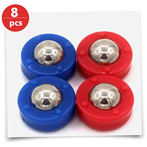 Inoomp Mini Toys 8Pcs Tabletop Shuffleboard Toys Soccer Things Desktop Accessories Desktop Toys Football Toys Foosball Game Supplies Foosball Roll Bead Plastic Puck Crimping Mini Football #TOP4