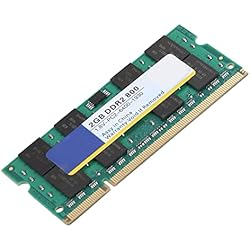 Qiilu Laptop DDR2 DDR2 800Mhz 2G 200Pin para Computadora Portátil Memoria de Alta Velocidad C Atible para Placa Base/Totalmente Aplicable a DDR2 PC2-6400 Laptop 2G para Computadora