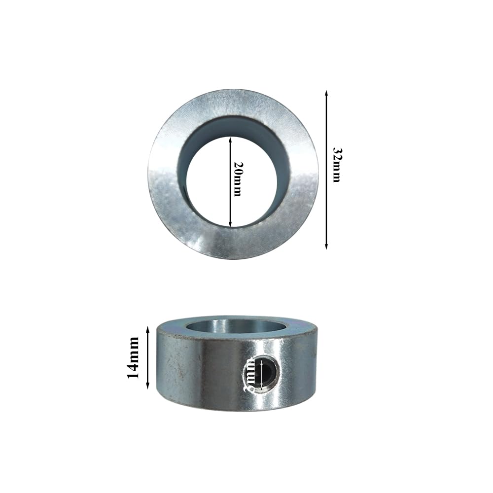 Dörner Helmer 483022 20,2 Mm Anello Di Regolazione Esagono Incassato E Vite Senza Testa, 2 Pezzi - Foto 6