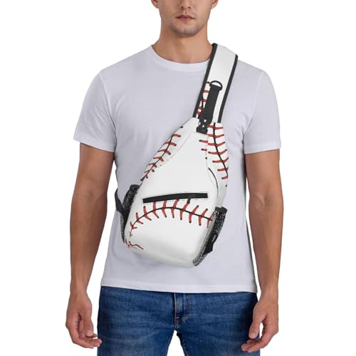 Morrales de cruzada unisex con estampado béisbol clásico miniatura 7