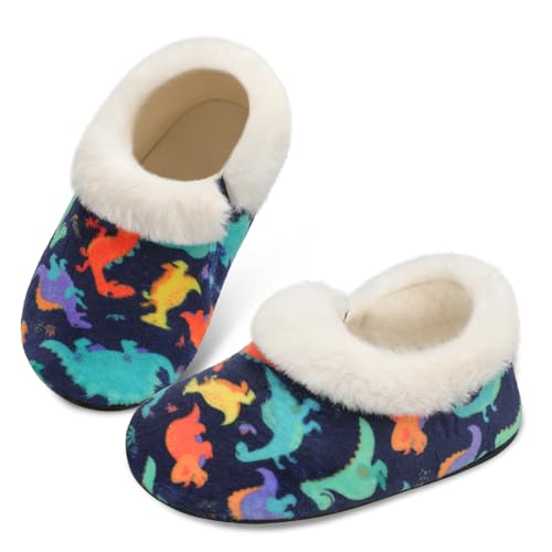Centipede Demon Toddler Slippers for Boys Girls Slip on Kids Baby Toddlers House Shoes Lightweight Barefoot Furry Sock Shoes Indoor Outdoor Warm Walking Shoe