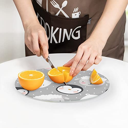 Planche en verre Chèvre Pingouin : plateau de cuisine durable - 8