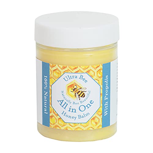 100% Natural All in One Honey Balm Natural Moisturiser for Sensitive Face Body Lips Tattoos 100ml