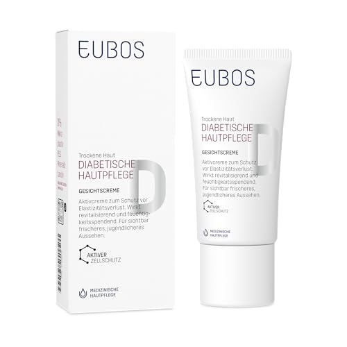 Bild von EUBOS DIABETISCHE HAUTPFLEGE | Gesichtscreme | Tägliche Pflege für ein sichtbar frischeres, jugendlicheres Aussehen | Spendet Feuchtigkeit für trockene Haut | 50ml