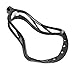 Vikye High Strength Unstrung Lacrosse Head Premium Nylon Material Compliant with Competition Standards (Black)
