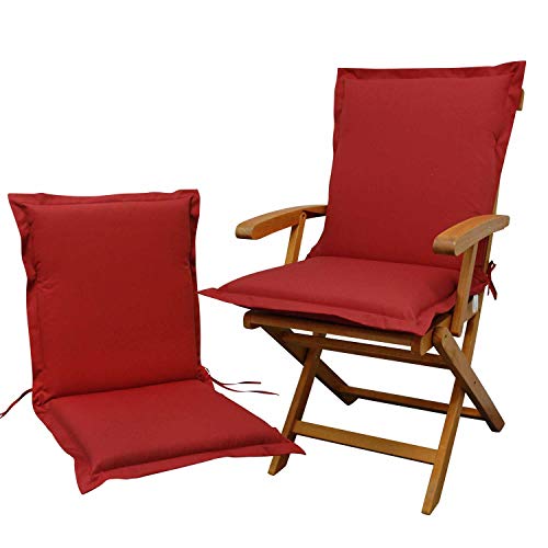 Indoba IND-70431-AUNL-2 2 x Sitzauflage Niederlehner Premium, extra Dicke...