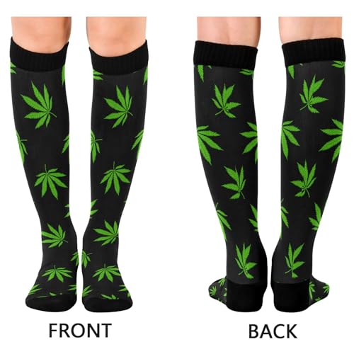 Image of Fisyme Socks for Women Men, Warm Comfort Athletic Crew Running Hiking Cycling Compression Socks