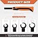 Swozzto Door Hinge Gap Adjusting Tool Kit,2025 New Upgrade Hinges Gap Adjusting Wrench,4 Size Heavy Duty Steel Door Hinge Repair Tool with Rubber Grip for Alignment Of Doors and Cabinets Etc.