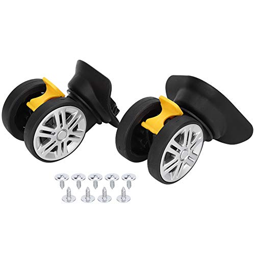 Heaveant Gepäckrad, 1 Paar A60 Koffer Bremsrad Universal Gepäck Ersatz Bremsrad Outdoor Zubehör Schwarz Cover