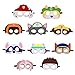 10 Pezzi di Set di Maschere per Animali per Bambini,Maschera per pattuglia Zampa,Maschera per Cuccioli,Adatta per Feste di Compleanno in Maschera,Regali per Bambini di Halloween