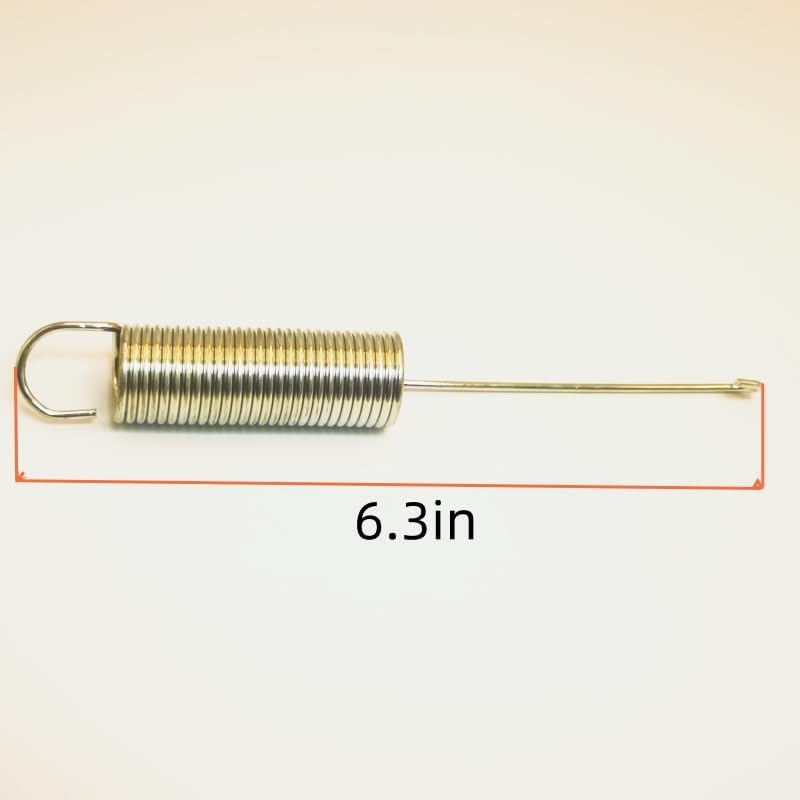 Miniatura 4 de Kit de lavadora 3 piezas de resorte de suspensión WP63907 1 piezas contrapeso contrapeso equilibrio W10250667, 3 almohadillas de desgaste de bañera