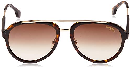 Carrera Sunglasses (Safilo Group) Men's CA132/S Pilot Sunglasses, Havana Gold/Brown Gradient, 57 mm2