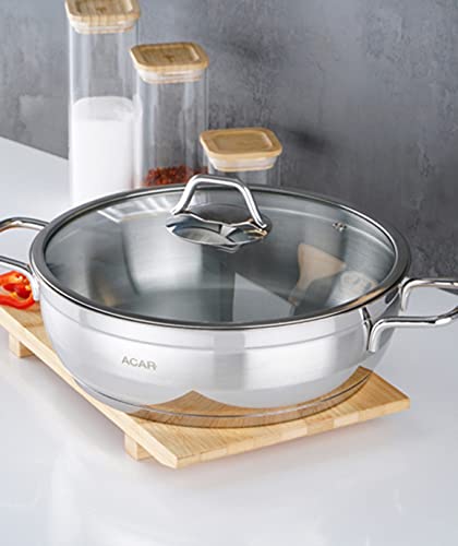 ACAR HOMEStainless Stee Handel Cooking Pot 30cm Cooker Steamer Kitchen By Turkey, Acrtn128 30, cmcooking