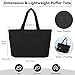 Imagen de Tokeya Bolso Tote Mujer Ligero Bolsos Bandolera Mujer Elegante Universidad Tote Bag con Múltiples Bolsillos y Cremallera Ordenador Portátil Bolsa de Hombro para Trabajo Compras Escuela Viajes