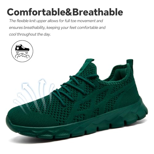 Running Shoes for Men Gym Tennis Athletic Walking Shoes Non Slip Lightweight Breathable Sports Mesh Fashion Work Sneakers Casual Workout Trianer3