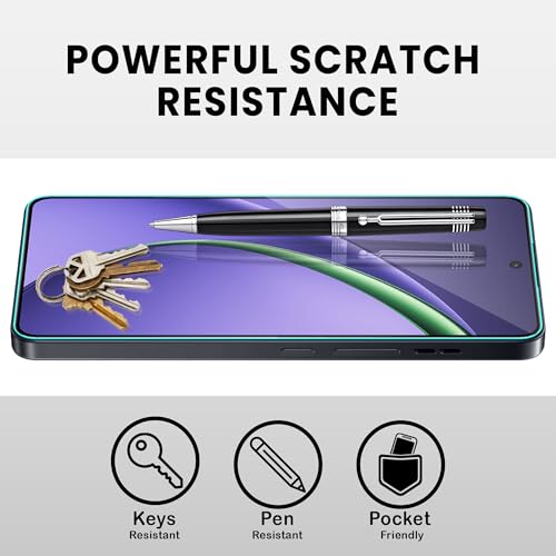 Image of ArmourPro Military Grade Gorilla Tempered Glass Screen Protector Compatible for Oppo K13 Turbo and K13 Turbo Pro with Edge-To-Edge Protector Coverage, Cable Protector and Easy Installation kit (6.8 Inch)