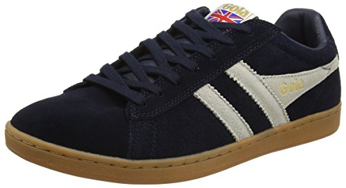 Image of Gola Equipe Suede - Sneakers for Men - Contrasting Wingflash - Heel Return - Durable Cupsole - Low Silhouette
