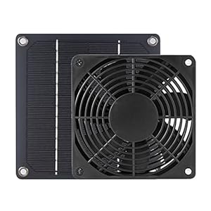 3W zonne-uitlaatventilator Outdoor Portable 2000R/min High-speed zonne-uitlaatventilator for kas huisdier huis kennel koeling Makkelijk schoon te maken