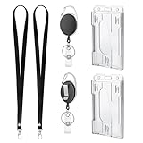 carte wifi pc portable tunisie Ensemble Porte-clés et Porte-carte Durable: Ce kit comprend un porte badge résistant en alliage de zinc, plastique dur et corde rétractable haute résistance. Le protege carte est en PC antichoc pour protéger vos cartes des rayures, plis et déchirures. Porte badge tour de cou set idéal pour cartes d'identité, badges, etc.