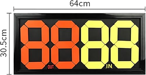 Tabla LED para Sustituciones de Fútbol 64x30x2 cm miniatura 6
